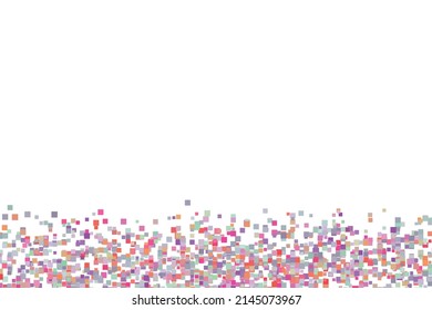 Multicolor dotted background, colorful vector texture with circles. Glitter abstract illustration with blurred drops of rain. Pattern for ads, web page, wallpaper, poster, banner. Copy space.