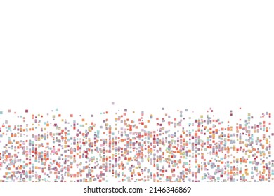 Multicolor dotted background, colorful vector texture with circles. Glitter abstract illustration with blurred drops of rain. Pattern for ads, web page, wallpaper, poster, banner. Copy space.