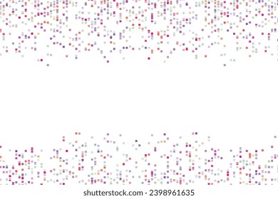 Multicolor dotted background, colorful vector texture with circles. Glitter abstract illustration with blurred drops of rain. Pattern for ads, web page, wallpaper, poster, banner. Copy space.