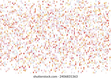 Multicolor dotted background, colorful vector texture with circles. Glitter abstract illustration with blurred drops of rain. Pattern for ads, web page, wallpaper, poster, banner. Copy space.