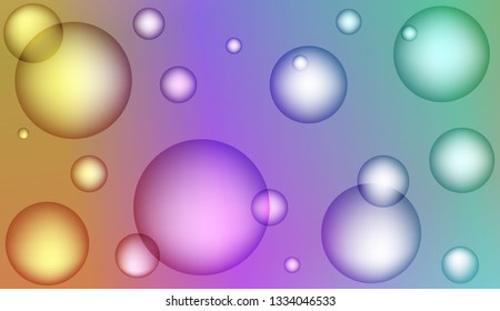 Multicolor drop geometric pattern. Design for cover page, poster, banner of websites. Bright Gradient Color Vector illustration