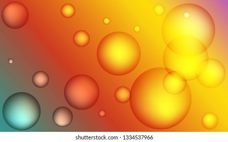 Multicolor drop geometric pattern. Design for cover page, poster, banner of websites. Bright Gradient Color Vector illustration