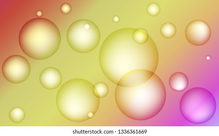 Multicolor drop geometric pattern. Design for cover page, poster, banner of websites. Bright Gradient Color Vector illustration