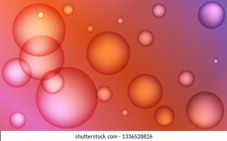 Multicolor drop geometric pattern. Design for cover page, poster, banner of websites. Bright Gradient Color Vector illustration