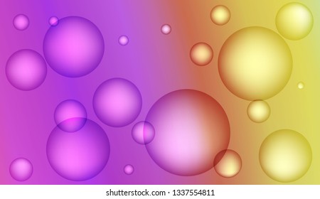 Multicolor drop geometric pattern. Design for cover page, poster, banner of websites. Bright Gradient Color Vector illustration