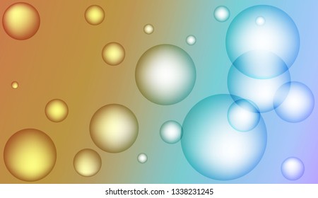 Multicolor drop geometric pattern. Design for cover page, poster, banner of websites. Bright Gradient Color Vector illustration