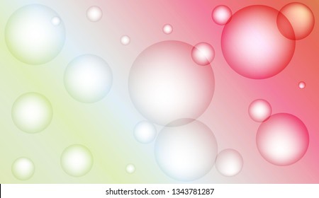 Multicolor drop geometric pattern. Design for cover page, poster, banner of websites. Bright Gradient Color Vector illustration