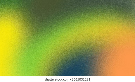 Diseño de fondo de póster de textura de ruido de fondo granulado colorido elegante multicolor.