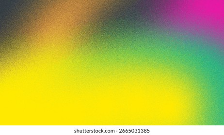 Diseño de fondo de póster de textura de ruido de fondo granulado colorido elegante multicolor.