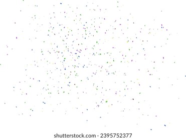 Multicolor festive confetti. Vector illustration.