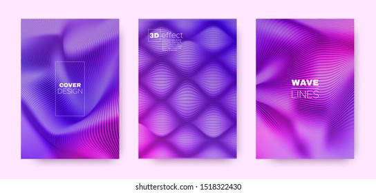 Multicolor Flow Cover. Pink Modern Concept. Business Distorted Texture. 3d Geometric Brochure. Multicolor Distorted Lines. Wave Background. Minimal Cover. 3d Movement Poster.