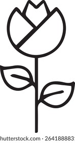 Multicolor flower icon in vibrant vector style, symbolizing nature, beauty, and creativity. Perfect for design, branding, and decorative projects. Fully editable Adobe Illustrator EPS file included.