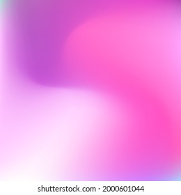 Multicolor Fluid Color Blurred Bright Gradient Backdrop. Curve Sky Wavy Vibrant Dynamic Background. Water Vivid Pastel Pink Colorful Swirl Gradient Mesh. Cold Neon Light Liquid Smooth Surface.