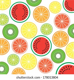 multicolor fruit mix 