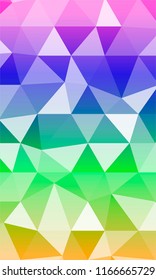 multicolor geometric background of colored triangles. Origami. Vector illustration. Polygonal patterns.