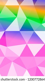 multicolor geometric background of colored triangles. Origami. Vector illustration. Polygonal patterns.