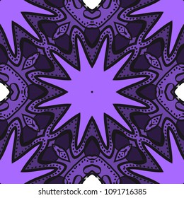 Multicolor geometric fantasy seamless vector illustration. For fashion Design Templates, Wallpaper.