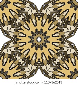 Multicolor geometric fantasy seamless vector illustration. For fashion Design Templates, Wallpaper.
