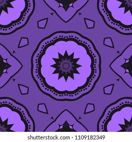 Multicolor geometric fantasy seamless vector illustration. For fashion Design Templates, Wallpaper.