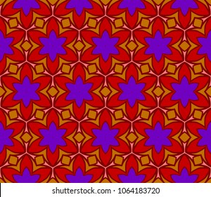 Multicolor geometric floral vector illustration. For Business Design Templates, Floral Wallpaper.