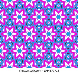 Multicolor geometric floral vector illustration. For Business Design Templates, Floral Wallpaper.