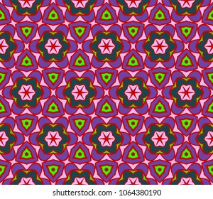 Multicolor geometric floral vector illustration. For Business Design Templates, Floral Wallpaper.