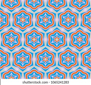Multicolor geometric floral vector illustration. For Business Design Templates, Floral Wallpaper.
