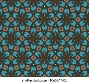 Multicolor geometric floral vector illustration. For Business Design Templates, Floral Wallpaper.