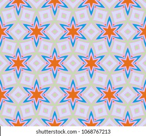 Multicolor geometric floral vector illustration. For Business Design Templates, Floral Wallpaper.