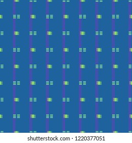 Multicolor geometric jeans tissue background pattern seamless.