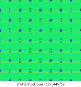 Multicolor geometric jeans tissue background pattern seamless.