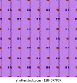 Multicolor geometric jeans tissue background pattern seamless.