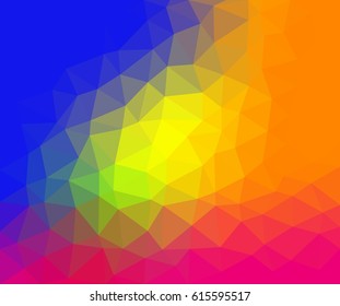 Multicolor geometric pattern. Background with triangle shapes. Triangular design for your business