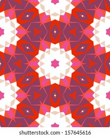 Multicolor geometric pattern in bright color. Vector seamless texture for web, print, wallpaper, home decor, textile, Christmas gift wrapping paper, spring summer fashion fabric, invitation background