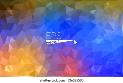 Multicolor geometric rumpled triangular low poly origami style gradient illustration graphic background. Vector polygonal design for your business. Multicolor geometric rumpled triangular low poly origami style gradient illustration graphic background. Vector polygonal design for your business.