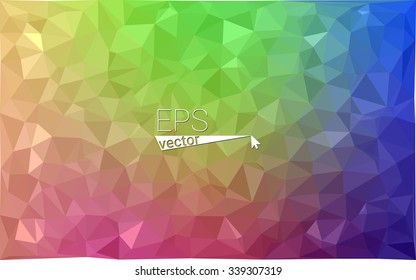 Multicolor geometric rumpled triangular low poly origami style gradient illustration graphic background. Vector polygonal design for your business. Rainbow, spectrum image. Multicolor geometric rumpled triangular low poly origami style gradient illustration graphic background. Vector polygonal design for your business. Rainbow, spectrum image.