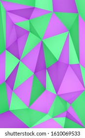 Multi-color geometric triangular low poly abstract background. Creative illustration in halftone style with gradient. Triangular pattern for your business design.