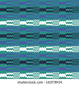 Multicolor Glitch Effect Textured Striped Pattern