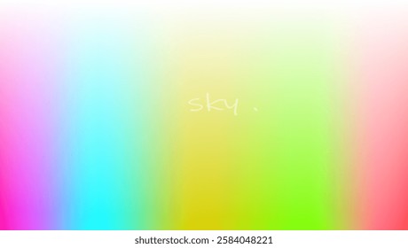 Multicolor gradient background with different bright colors. Modern background. Perfect for digital artwork, website backgrounds, social media graphics, branding, and product packaging.