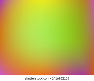 Multicolor gradient mesh. Graceful splash and spreading spot. Vector illustration flyer. Green vector gradient mesh with soft acrylic transitions.