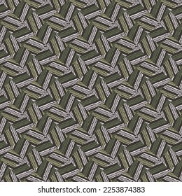 Multicolor Grain Stroke Textured Broken Striped Checkered Pattern