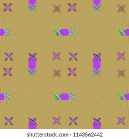 Multicolor great fairy abstract background vintage charming jeans tissue seamless.