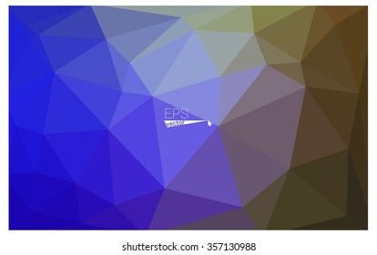 multicolor green, blue geometric rumpled triangular low poly origami style gradient illustration graphic background. Vector polygonal design for your business.