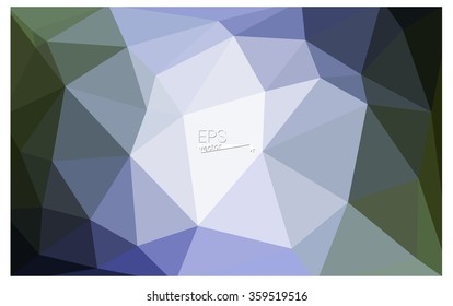 multicolor green, blue geometric rumpled triangular low poly origami style gradient illustration graphic background. Vector polygonal design for your business.