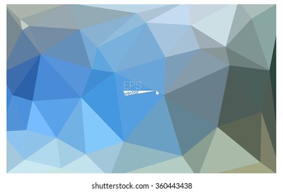 multicolor green, blue geometric rumpled triangular low poly origami style gradient illustration graphic background. Vector polygonal design for your business.