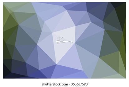multicolor green, blue geometric rumpled triangular low poly origami style gradient illustration graphic background. Vector polygonal design for your business.