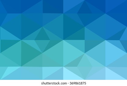 Multicolor green, blue polygonal illustration, which consist of triangles. Geometric background in Origami style with gradient. Triangular design for your business.