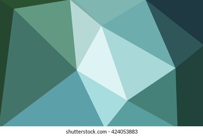 Multicolor green, blue polygonal illustration, which consist of triangles. Geometric background in Origami style with gradient. Triangular design for your business. Multicolor green, blue polygonal illustration, which consist of triangles. Geometric background in Origami style with gradient. Triangular design for your business.