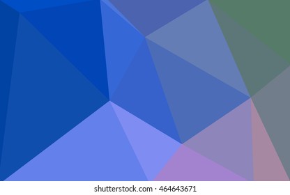 Multicolor green, blue polygonal illustration, which consist of triangles. Geometric background in Origami style with gradient. Triangular design for your business.