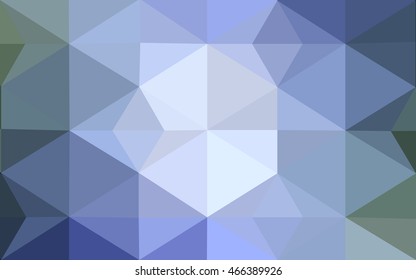 Multicolor green, blue polygonal illustration, which consist of triangles. Geometric background in Origami style with gradient. Triangular design for your business.